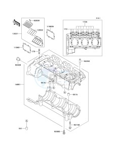 JT 900 C [900 STX] (C1-C2) [900 STX] drawing CRANKCASE