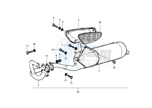 Liberty 50 drawing Exhaust Catalytic