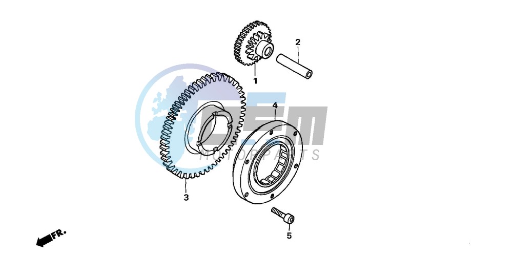 STARTING CLUTCH (CBF600S6/SA6/N6/NA6)