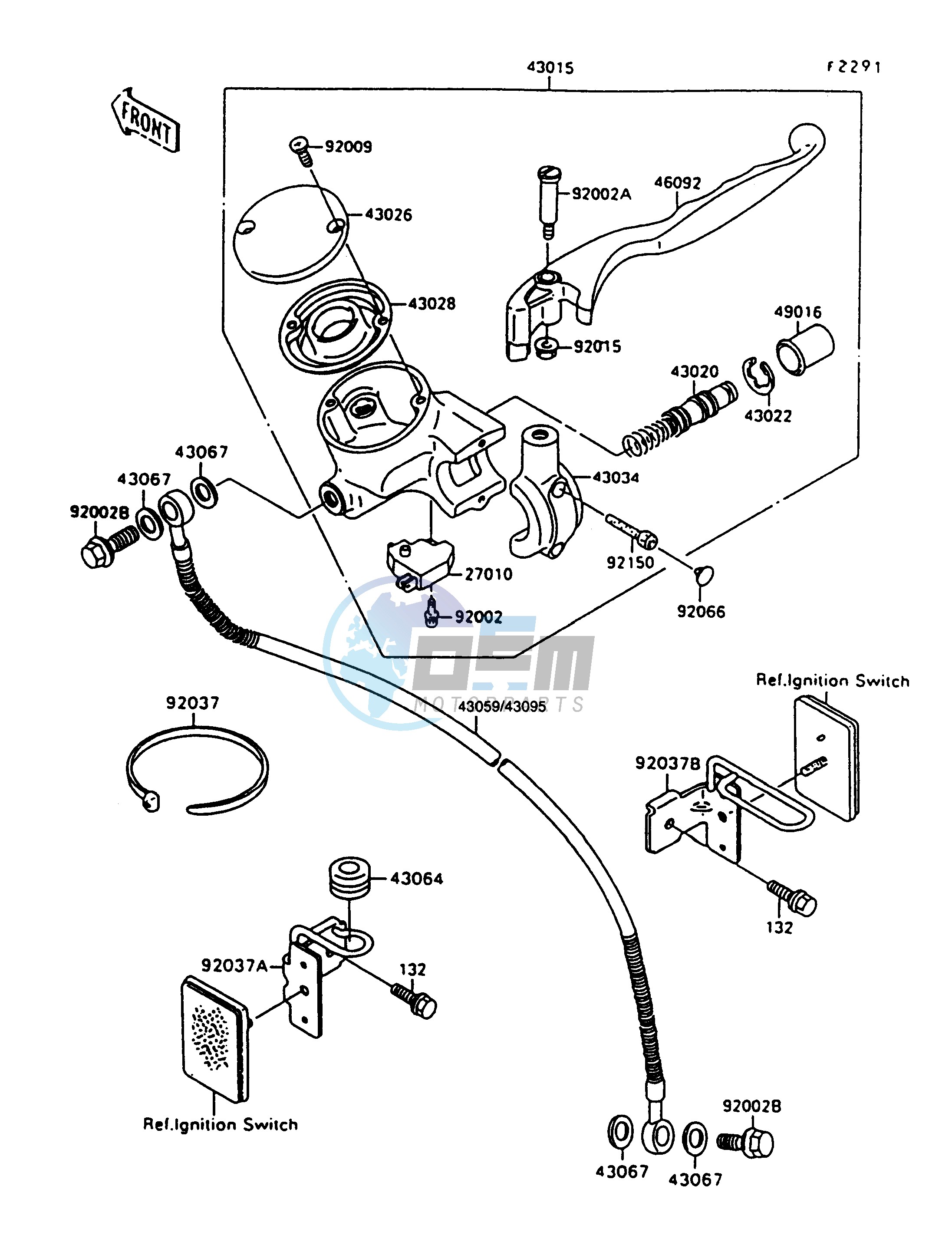 FRONT MASTER CYLINDER