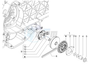 Fly 125 4t drawing Driving pulley