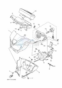 YFM700FWAD YFM70GPAK (B4FF) drawing HEADLIGHT 2