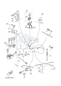 YP125RA (ABS) X-MAX 250 ABS (2DL9 2DL9 2DL9 2DL9) drawing ELECTRICAL 2