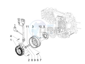 MP3 400 ie mic drawing Flywheel magneto