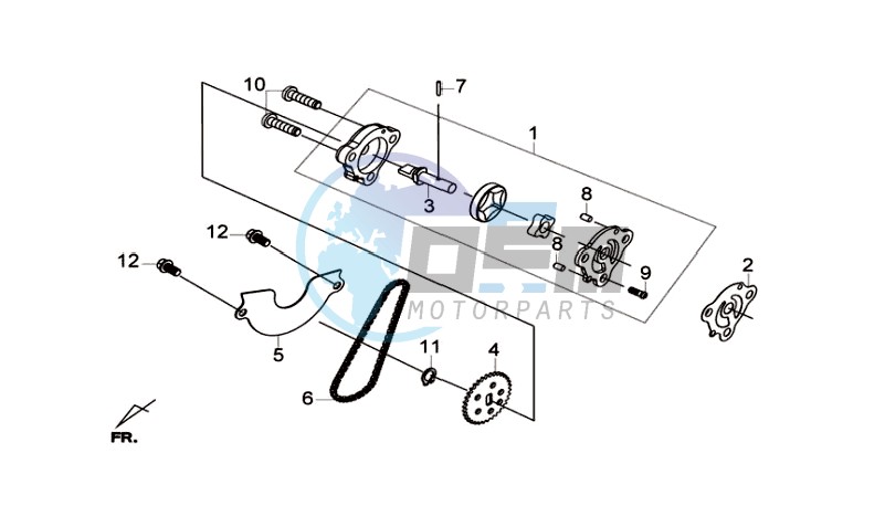 OIL PUMP / V-BELT OIL PUMP