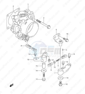 DF 100 drawing Throttle Body