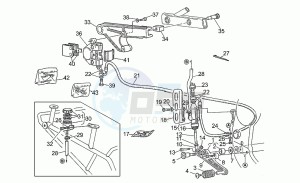 Sport Corsa 1100 drawing Rear brake system