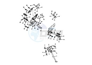 FZ6 600 drawing STAND-FOODREST