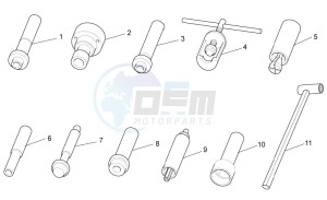 V7 Classic 750 drawing Specific tools I