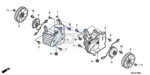 GL1800A Korea - (KO) drawing COOLING FAN