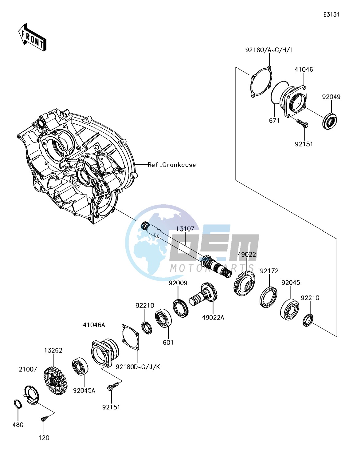 Front Bevel Gear