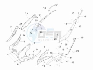 Runner 200 ST 4t e3 drawing Side cover - Spoiler