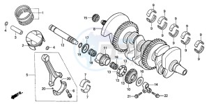 CBR1000RR drawing CRANKSHAFT/PISTON