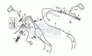 V 65 650 Florida Florida drawing Domino-cev handlebar contr.