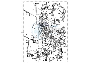 WR F 400 drawing CARBURETOR