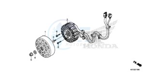 SH125ASG SH125D UK - (E) drawing A.C.G. STARTER