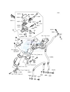 ER-6F EX650EDS XX (EU ME A(FRICA) drawing Front Master Cylinder