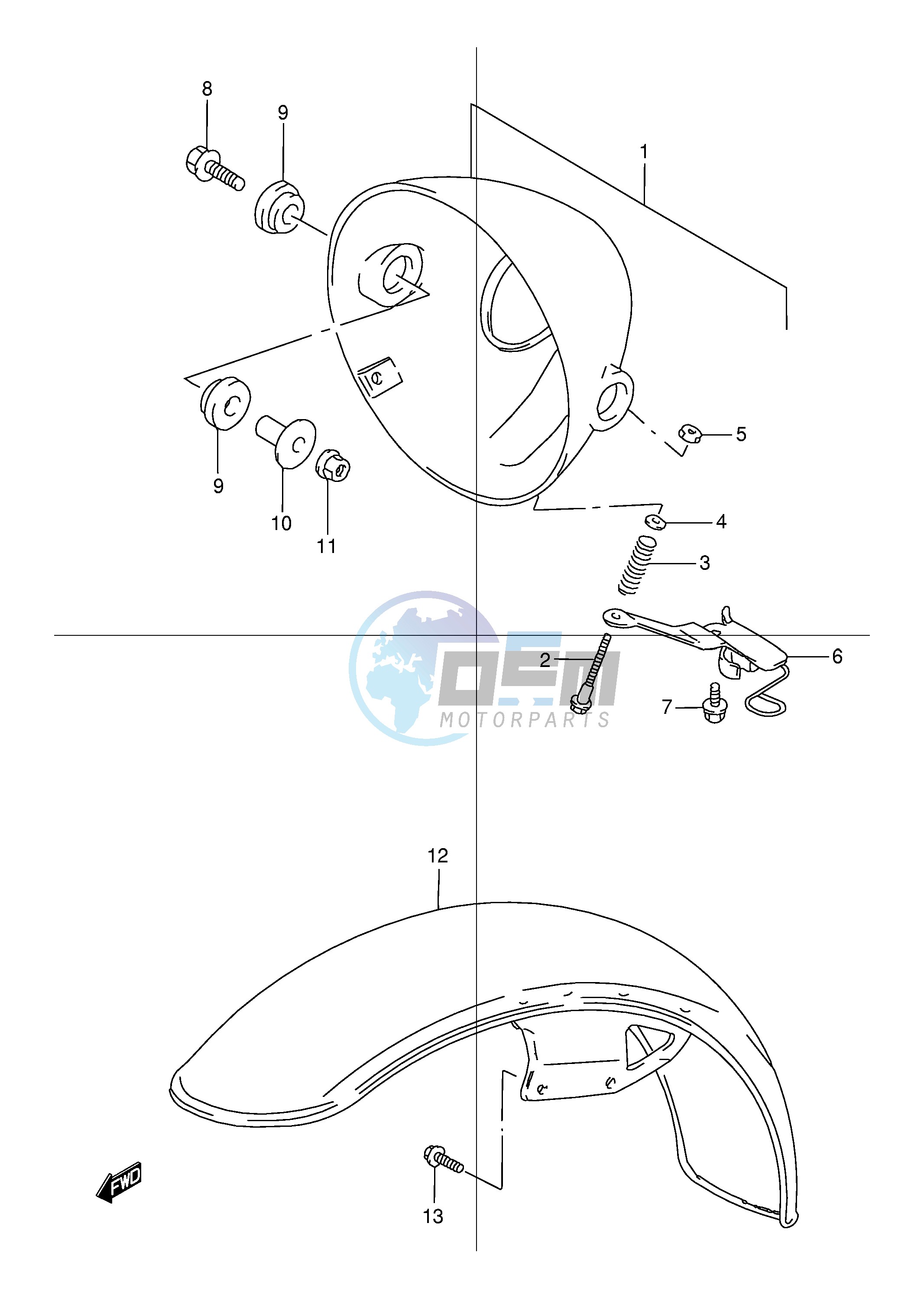 HEADLAMP HOUSING