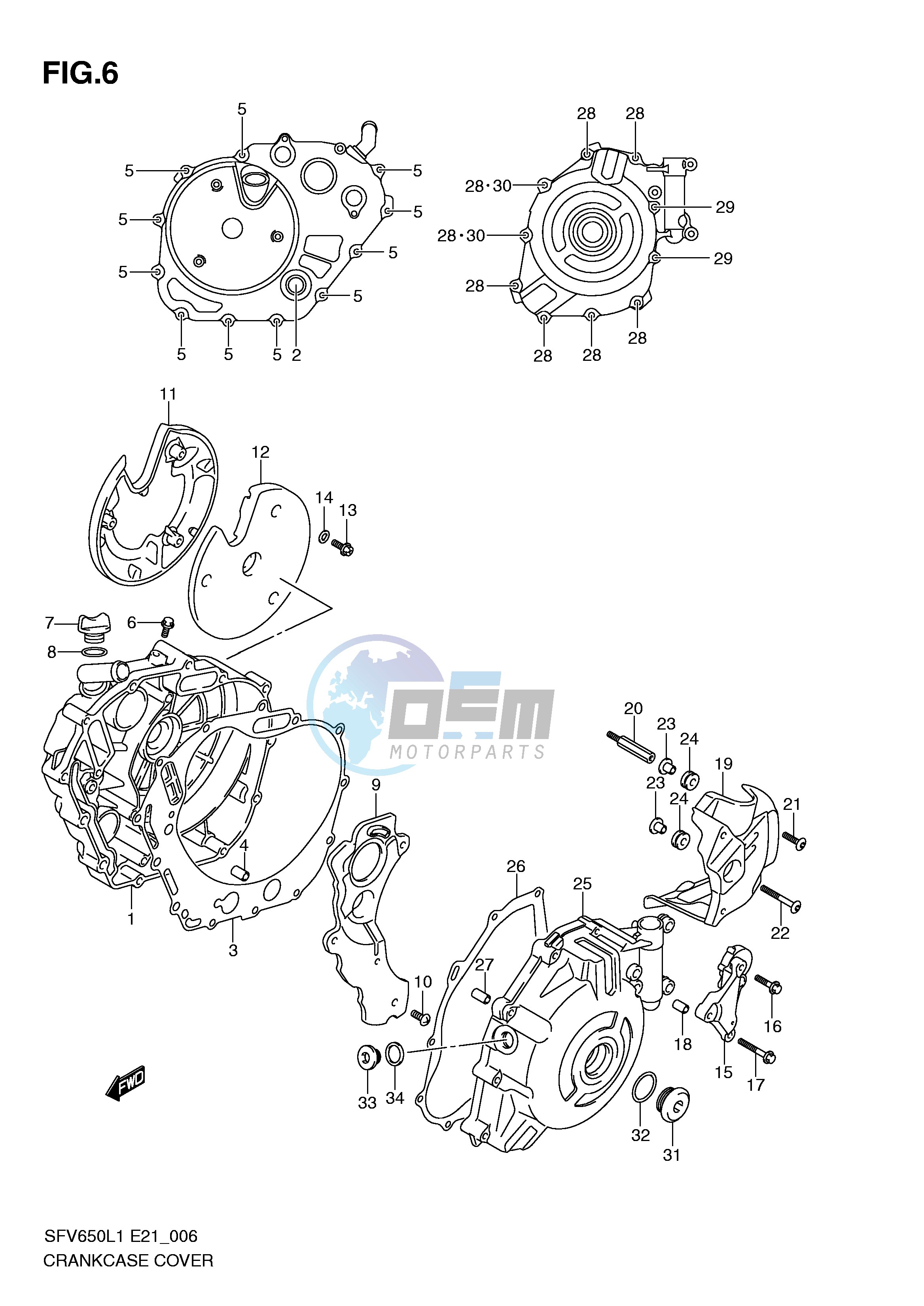 CRANKCASE COVER