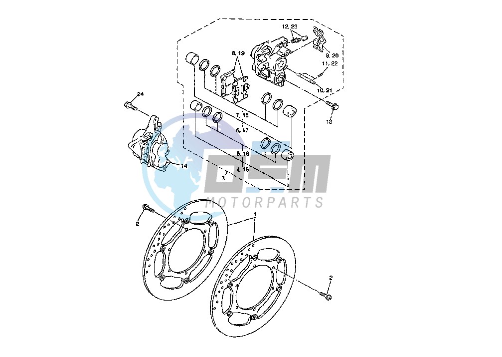 FRONT BRAKE CALIPER