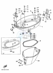 F50A drawing BOTTOM-COWLING