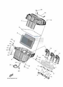 MT-09 MTN890D-U (BNF1) drawing INTAKE 2