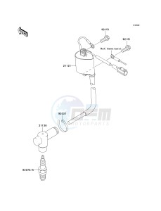 KX 85 A [KX85 MONSTER ENERGY] (A6F - A9FA) A9F drawing IGNITION SYSTEM