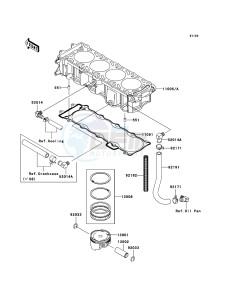 JET SKI STX-15F JT1500A8F FR drawing Cylinder/Piston(s)