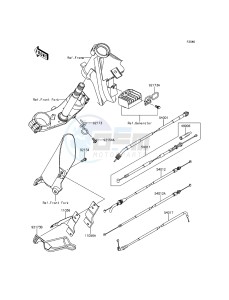 D-TRACKER KLX150HGF XX (EU ME A(FRICA) drawing Cables