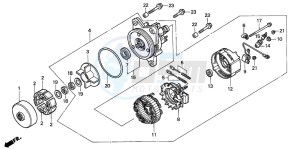 GL1500SE GOLDWING SE drawing GENERATOR