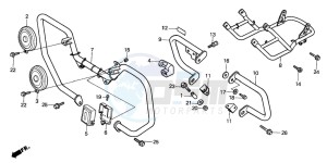 CBX750P2 drawing BUMPER