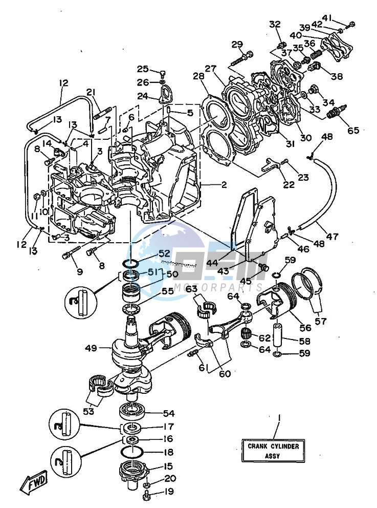 CYLINDER--CRANKCASE