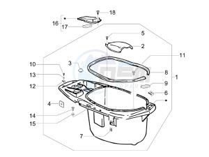 Typhoon 50 drawing Helmet box - Undersaddle