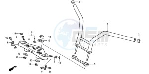 NV600C drawing HANDLE PIPE/TOP BRIDGE