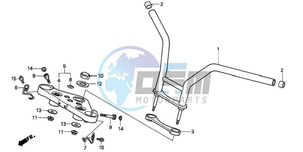 HANDLE PIPE/TOP BRIDGE