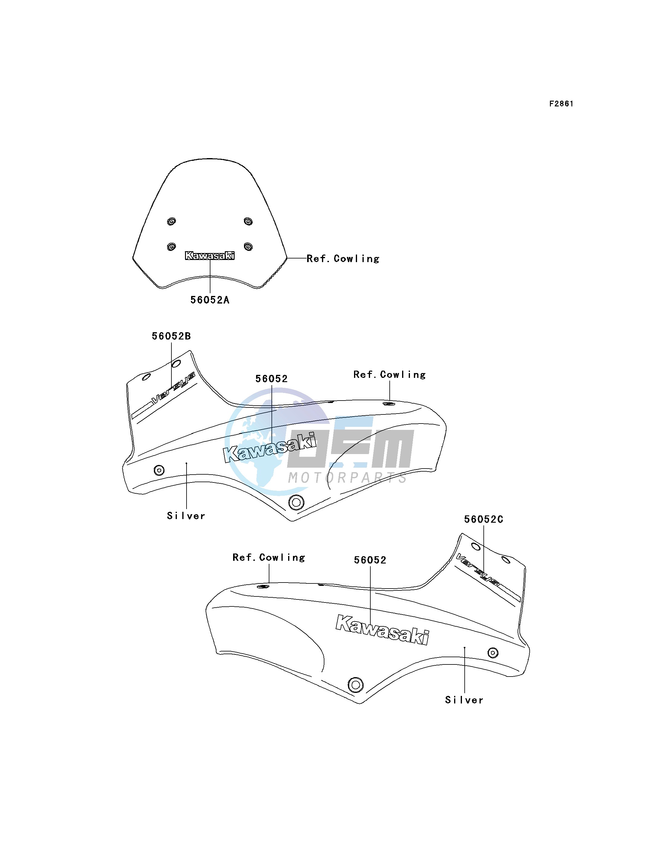 DECALS-- SILVER- --- A7F- -