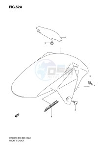 SV650S (E3-E28) drawing FRONT FENDER (MODEL K9)