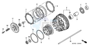 VFR800A9 ED / ABS MME TWO drawing CLUTCH