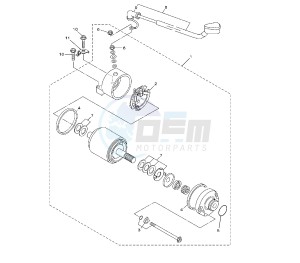 YBR 250 drawing STARTING MOTOR