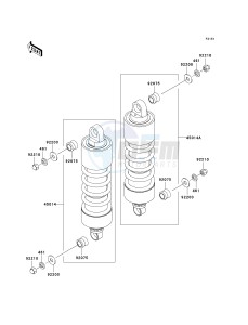 VN 1500 N [VULCAN 1500 CLASSIC] (N4) N4 drawing SUSPENSION_SHOCK ABSORBER