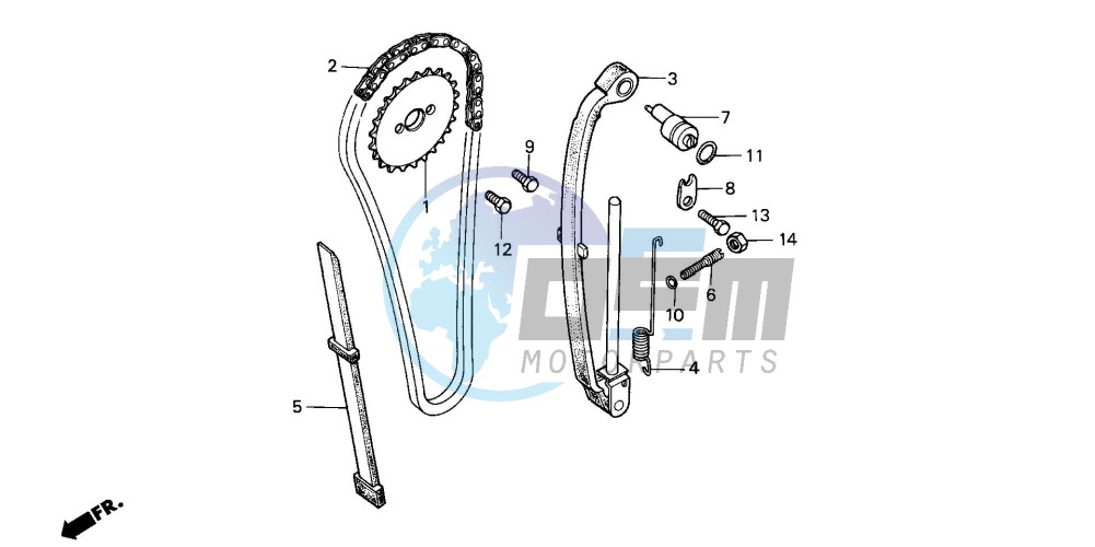 CAM CHAIN/TENSIONER