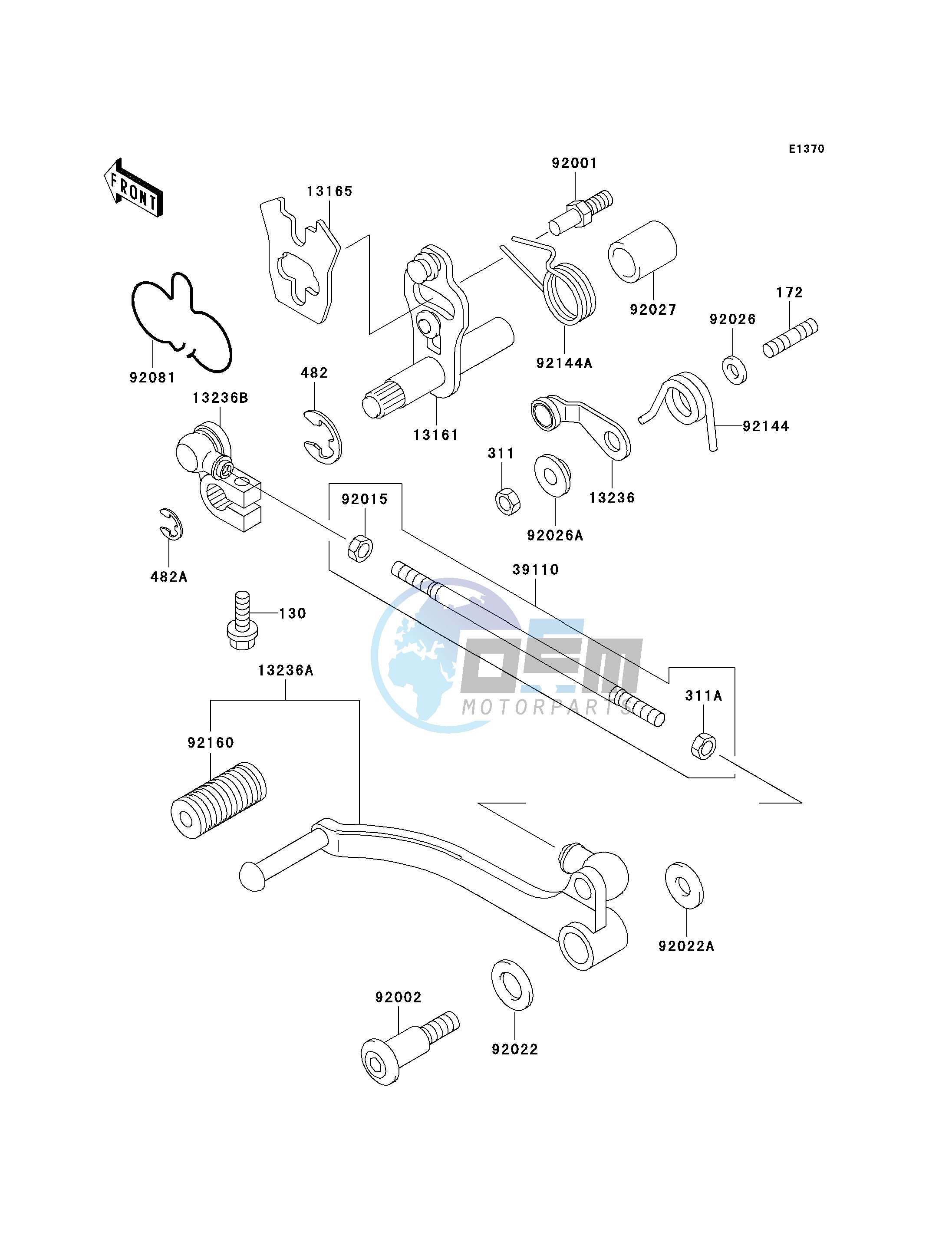 GEAR CHANGE MECHANISM