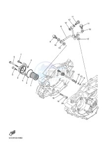 WR250F (1HC6 1HC7 1HC8) drawing OIL CLEANER