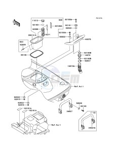 JET_SKI_STX-15F JT1500ADF EU drawing Hull Rear Fittings