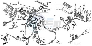 CBR600RR9 Europe Direct - (ED / MME SPC) drawing WIRE HARNESS