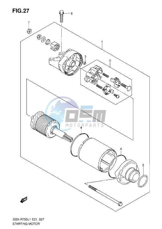 STARTING MOTOR