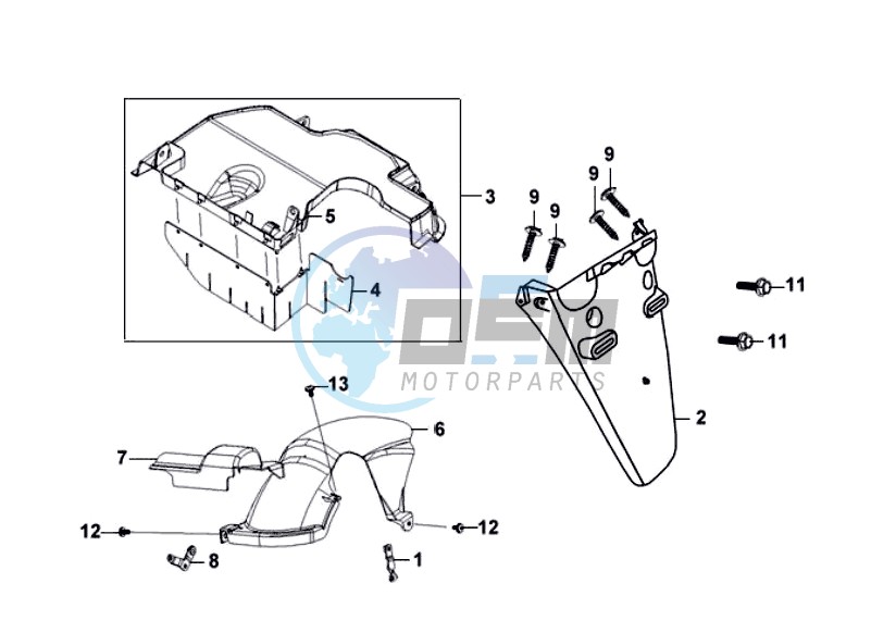 REAR FENDER - MUDGUARD