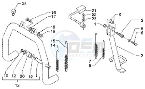 X9 180 Amalfi drawing Central stand