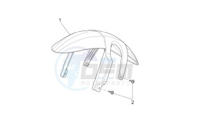 Griso V 8V 1200 drawing Front mudguard