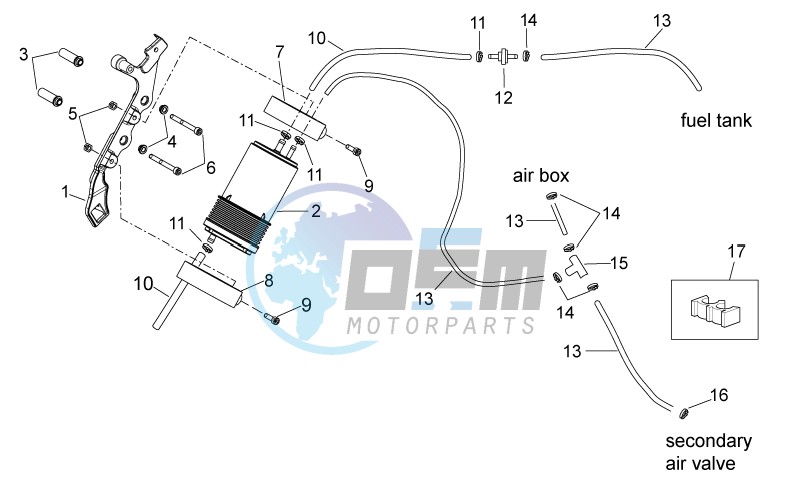 Fuel vapour recover system